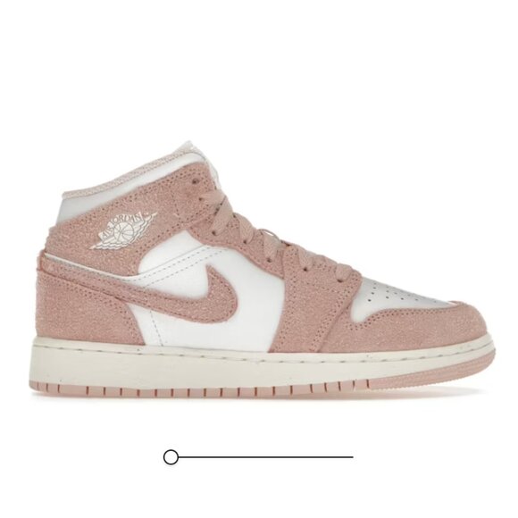 Nike Other - Jordan 1 Mid SE Legend Pink GS Youth 2Y Pink White Sneakers